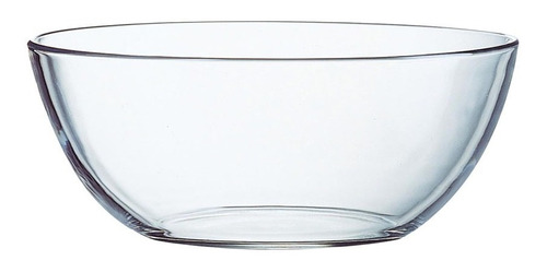 Ensaladera Bowl De Vidrio Hudson 23 X 11 Cm Color Blanco