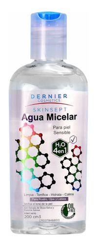 Agua Micelar Dernier H O 4 En 1  200ml