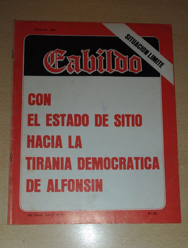 Revista Cabildo N°94 Noviembre De 1985