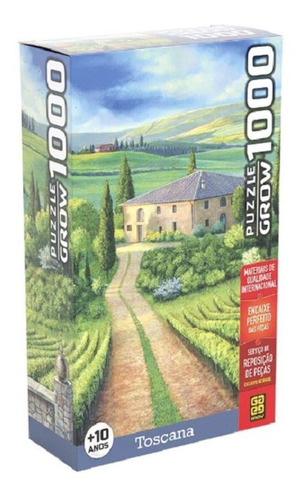 Jogo Quebra Cabeça Classic Toscana Paisagem Puzzle 1000 Peça