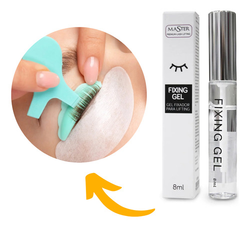 Gel Fixador Cílios Lash Lifting Cola Adesivo 8ml Master