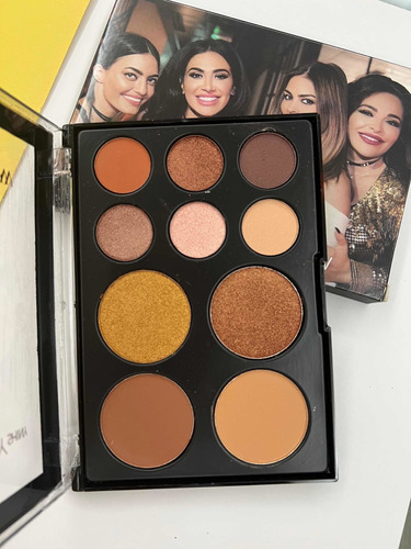 Sombras Paleta Huda Beauty 10 Tonos Maquillaje 