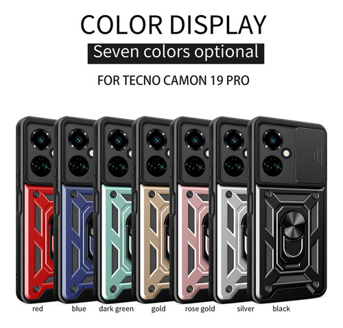 Capa De Celular Com Lente Protetora Para Tecno Camon 19/c