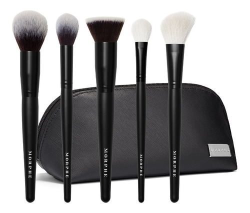 Brochas Morphe Face The Beat 100% Originales Color Negro