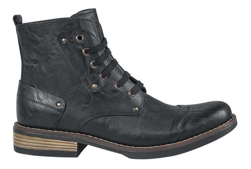 Bota Caballero Casual Heavy Locman Fl30 Negro