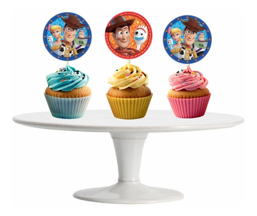 Toy Story Cupcake Toppers Adorno Para Muffins X10