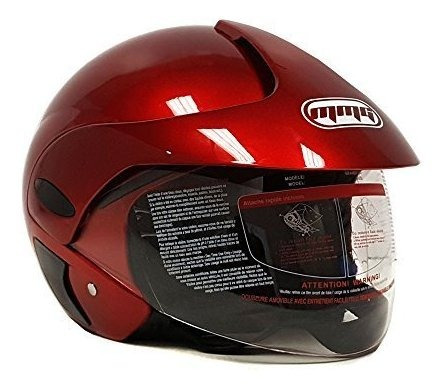 Casco Mmg 203 -  De Moto Con Cara Abierta, Diseño De Dot Csc