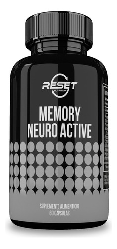 Memory Neuro Active | Concentración y Memoria | 60 Cápsulas | Reset Nutrition | Hecho en EE. UU.