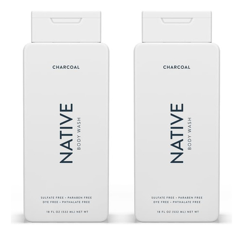 Native Gel De Bano Natural Para Mujeres Y Hombres, Sin Sulfa