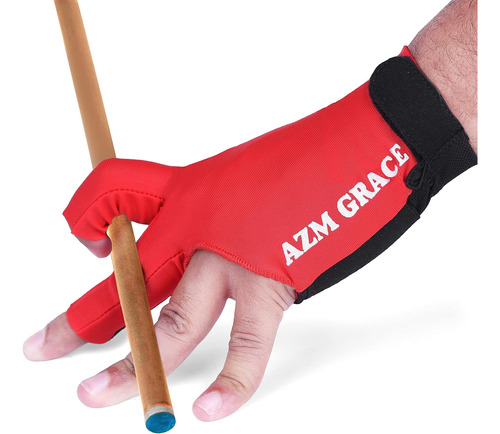 Azm - Guantes De Billar Con 3 Dedos Para Mano Derecha, Guant