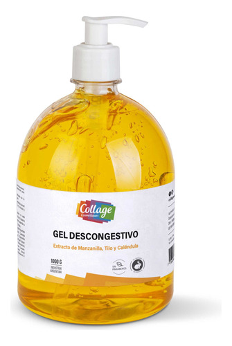 Gel Post Depilatorio Manzanilla Tilo Calendula 1000g Collage