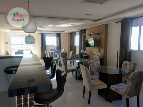Apartamento Com 2 Dormitórios À Venda, 82 M² Por R$ 420.000,00 - Vila Guilhermina - Praia Grande/sp - Ap5352