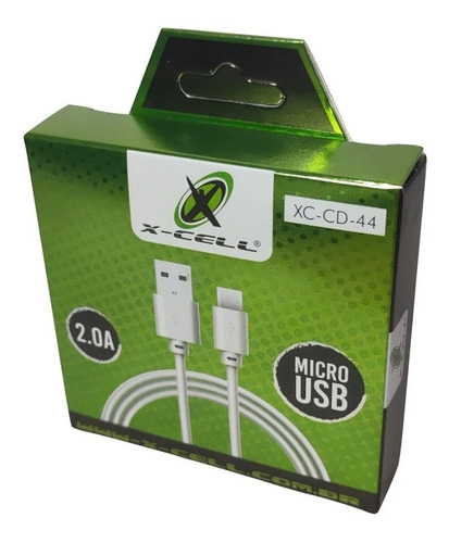 Cabo Dados Micro Usb Turbo V8 Carregamento E Dados 1m Branco