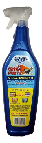 Repelente P/ Perros Y Gatos A Otra Parte 1 Litro Uso Directo