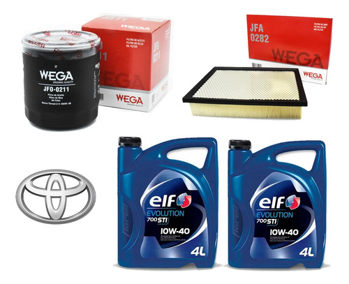 Kit Filtros Toyota Hilux 2.4 2.8 Td + Aceite Elf 10w40 8l