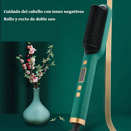 Cepillo For Planchar Cabello Giratorio Peine Alaciador