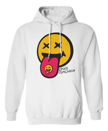 Sudadera Con Gorro Carita Lengua Fuera Louis Tomlinson
