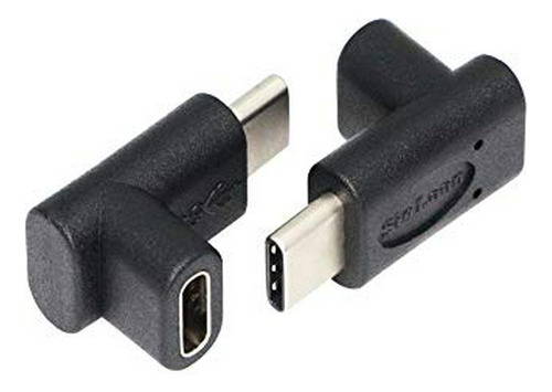 Adaptador Usb-c 90° Para Laptop Y Tablet