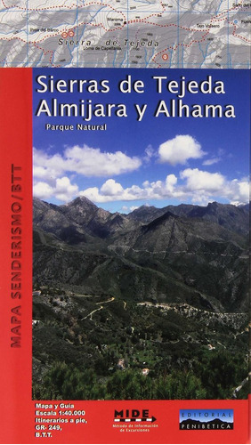 Sierras De Tejeda Almijara Y Alhama Mapa Senderismo - Aa Vv