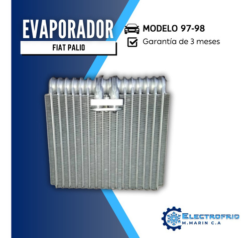 Evaporador Fiat Palio 1997/2002