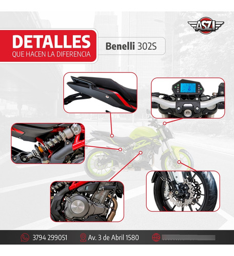 Benelli 302s Naked - Aszi Motos