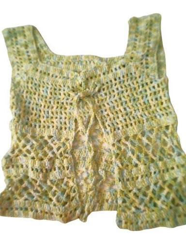 Aurojul-chaleco Diseño - Crochet Hilo-tejido A Mano