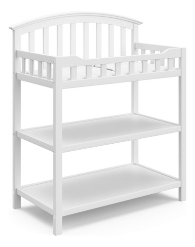 Mesa Cambiadora Blanca Para Bebé, Diseño Práctico Y Funciona
