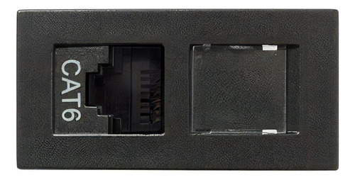 Tomada Rj45 Cat6 Carbono - Revitá - 5tg9 9405ca