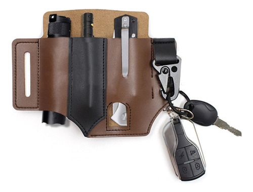 Funda Multiherramienta Para Cinturón, Bolsillo De Cuero