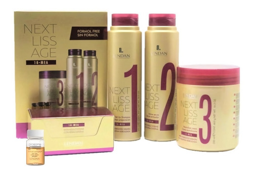 Lendan Tratamiento Alisado Next Liss Age  Profesional Pack