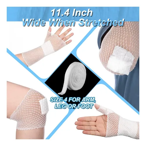 4 Rollos Net Tubular Net Elastic Neting Elástico Neting Elás