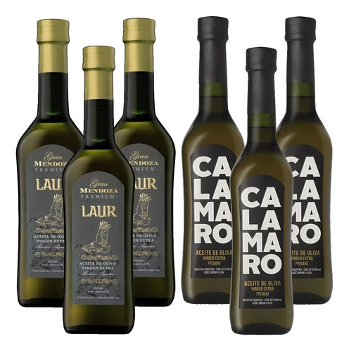 Combo Degustacion Aceite Laur Premium 3 Calamaro 3 Medrano