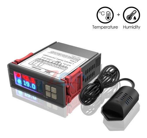 Control De Temperatura Con Higrometro Digital 110 Incubadora