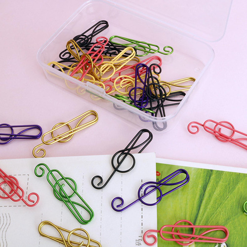 Y 100x Clips For Papel De Oficina