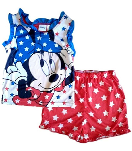 Pijama 2 Piezas Para Niñas Pequeñas Por Minnie Mouse