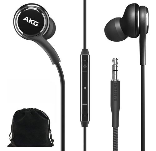 Akg Earbuds Auriculares Internos Botón 3,5 Mm Con Y