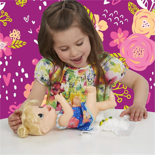 Linda Boneca Baby Alive Festa Das Massas Loira Hasbro E3694