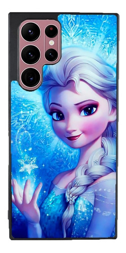 Funda Para Galaxy Frozen Princesa Elsa Azul Moda Disney