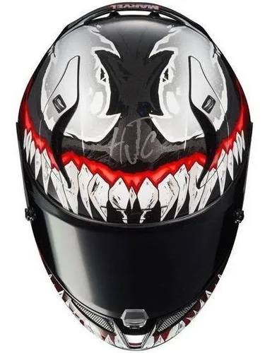 Casco Marvel Spider-Man Moto Hjc Rpha 11 Pro Venom 2