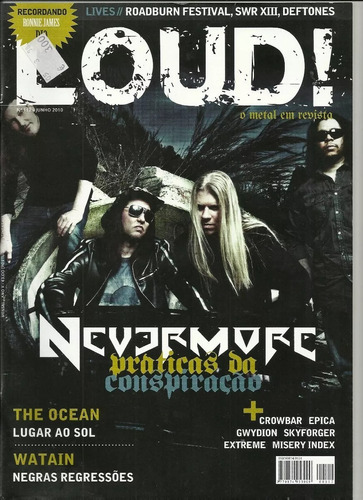 Revista Loud! Nevermore, Dio, Watain, Epica, En Portugués 