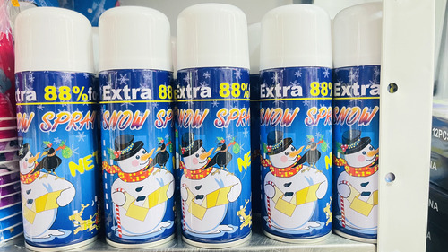 Espuma En Spray Kit 6 Latas Fiesta, Piñatas, Cumpleaños