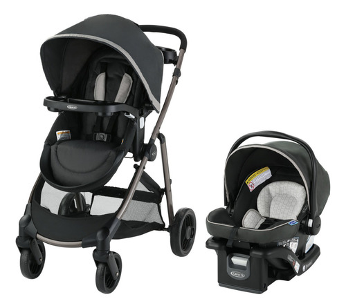 Travel System Cochecito Con Porta Bebé Modes Element Color Negro Color del chasis Negro