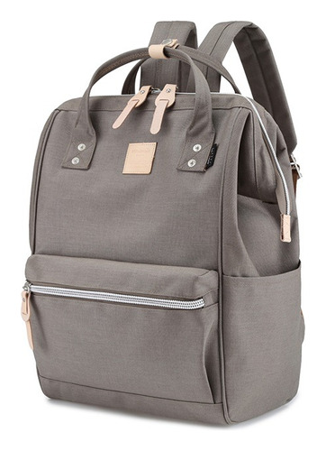 Himawari - Mochila Escolar O De Viaje Porta Laptop - Gris