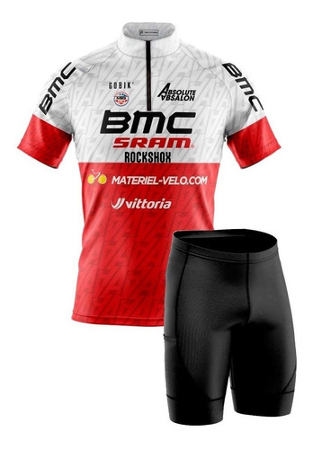 Conjunto Camisa Bermuda Ciclismo Bmc Absolute Bike