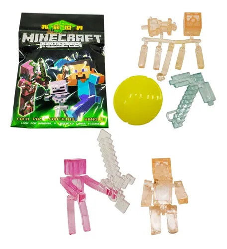 Sobre Sorpresa Con Mu eco Minecraft Para Armar Souvenir X 10
