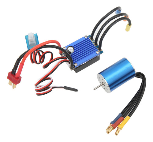 Motor Sin Escobillas Para Coche Rc Esc 2435 4800kv 25a Para