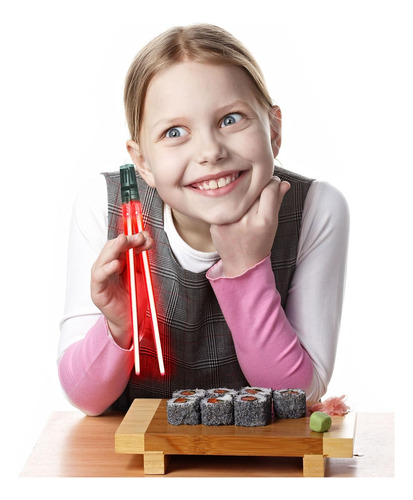 Lightsaber Led Light Up Chopsticks (1-pair, Red)