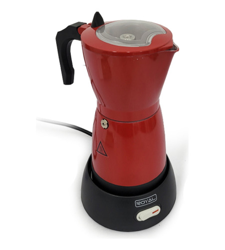 Cafetera Greca 6tz Royal Eléctrica Roja