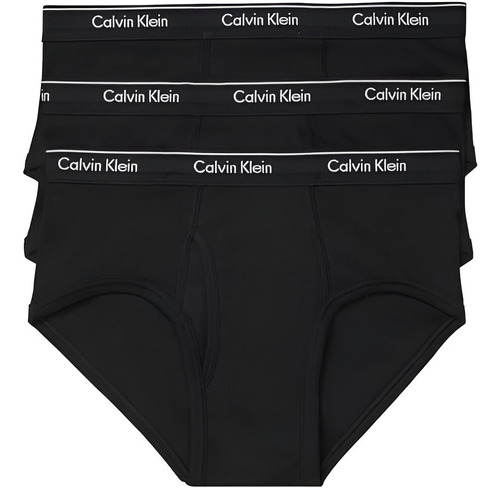 Calvin Klein Pack De 3 Calzoncillos De Algodón Para Hombre