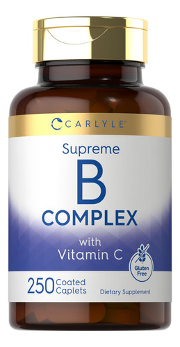 Carlyle Complejo Vitaminas B Plus Vitamina C 250 Tabletas